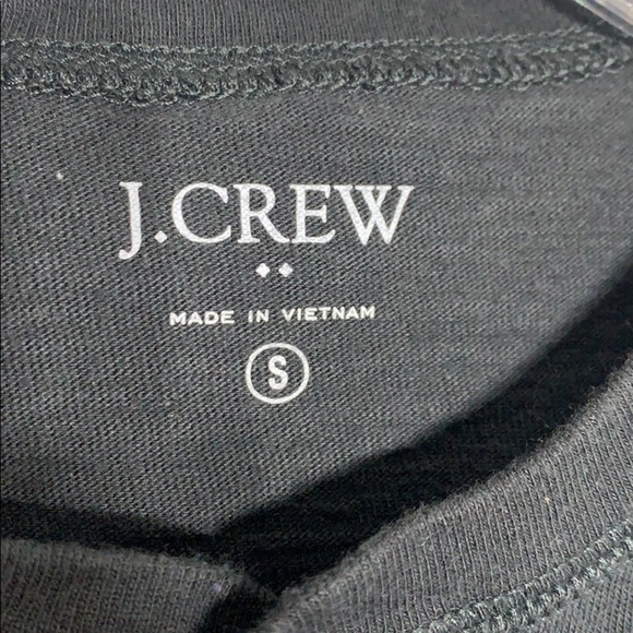 J Crew 3 Button Black long sleeve layer t-shirt women’s size small - Picture 3 of 6
